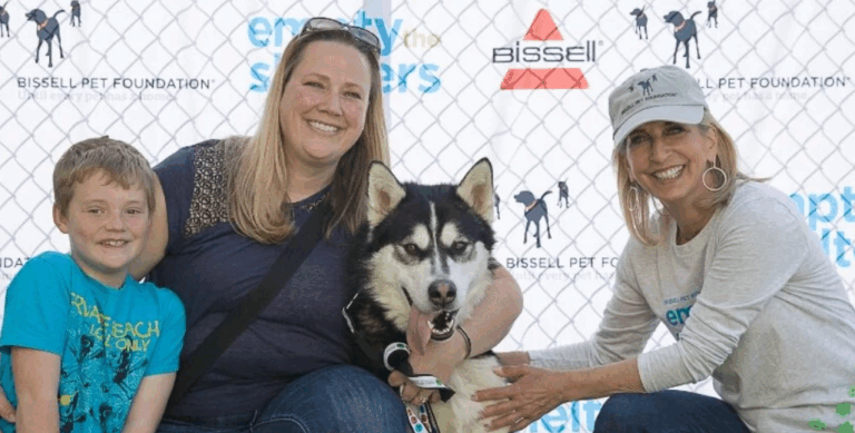 Bissell Pet Foundation adoption event helping shelter dogs find forever homes.